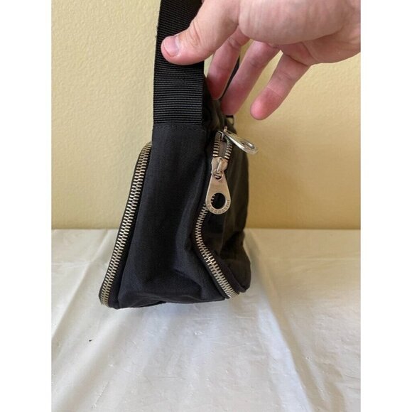 Baggalini Purse black Small Multiple Zip Pockets Shoulder Bag  organizer - Picture 7 of 12